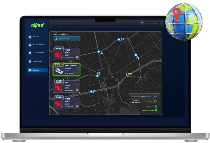 imagen de Rastreo Satelital